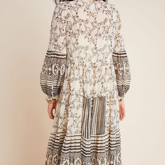 Anthropologie | Talulah Tiered MIDI Dress - Picture 3 of 4